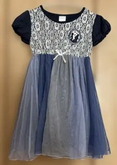 アナと雪の女王2 のレースチュールドレス　半袖ワンピース 130