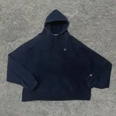 【超激レア】90s チャンピオン メキシコ製 3XL ナス紺 パーカー 4L