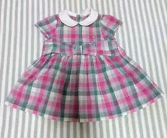 kate spade チェック柄ワンピース 70cm