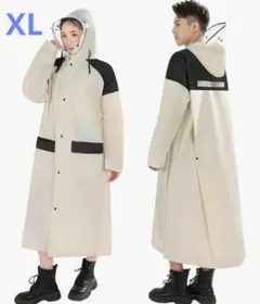 レインコート 自転車 透明レインバイザー付き メンズ レディース リュック対応