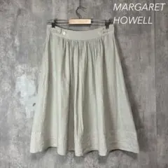 MARGARET HOWELL マーガレットハウエル　リネンスカート　麻　Ⅲのサムネイル
