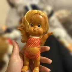 ビンテージ ルースニュートン 女の子 ドットワンピース サンラバー ビンテージ ラバードール 女の子 ドットワンピース サンラバー ルース