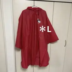 中古❤️ディズニー❤️ミニーのポンチョ カッパ❤️L