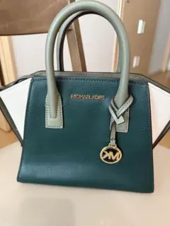 MICHAEL KORS ダークグリーン ハンドバッグ