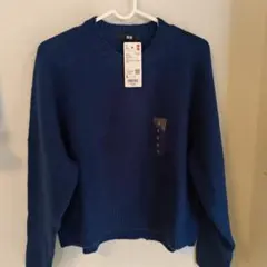【⭐️週末限定値下げ⭐️】スフレーヤン　クルーネックセーター　S　青