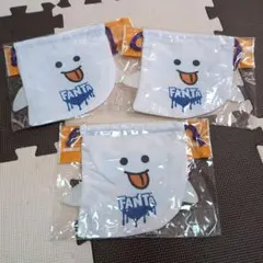 Fanta ゴーストデザイン ポーチ 3個セット