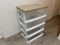 IRIS ウッドトップチェスト NSW-544WT 4段