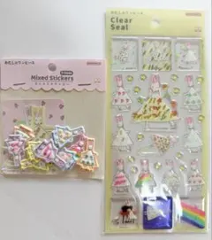 わたしのワンピース ステッカーセット　シール　立体シール
