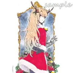 イラスト　原画　絵　手描き　アナログ　オリジナル　創作　ポストカード　コピック