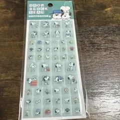 DROPBLOCKSEAL タイルみたいなシール スヌーピー PEANUTS