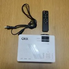 QKK AK-83プロジェクター QKK AK-83 WiFi Projector [With Projector Tripod], 1080P Full HD