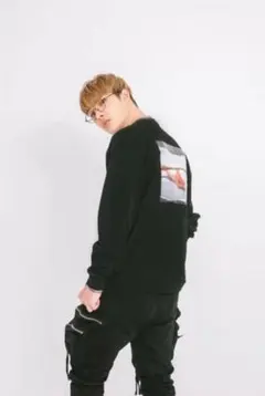 ATEEZ アチズ nylon Tシャツ ブラック ミンギ レア