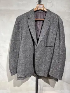 90s 西ドイツ製 HUGO BOSS テーラードジャケット ダブル ドット柄 