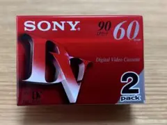 【未使用】SONY MiniDVテープ SONY 60分 2パック入り