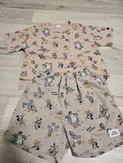 【フタフタ】ディズニー Tシャツ・ハーフパンツセット 120cmのサムネイル