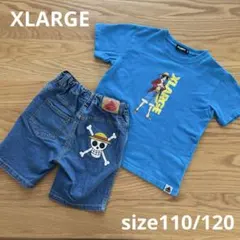 XLARGE エクストララージ ワンピース ルフィ Tシャツ ハーフパンツ