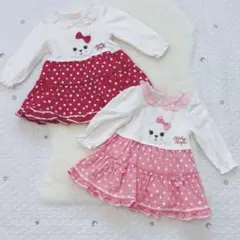 シャーリーテンプル♡ワンピースセット 80.90