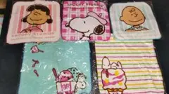 スヌーピー　ハンカチ　５枚セット