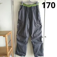 裏フリース　カーゴパンツ　170