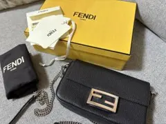 美品Fendi ミニバケット　black