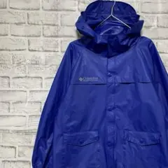 コロンビア　レインコート　ブルー　レディースM アウトドア0126