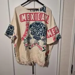 メキシカンスカル オーバーサイズTシャツ　チャイハネ購入