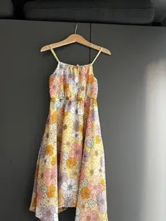 花柄ノースリーブワンピース 100cm~