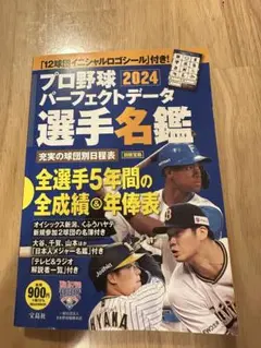 プロ野球2024パーフェクトデータ　選手名鑑