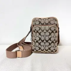 COACH シグネチャー ショルダーバッグ ブラウン 4270