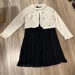 卒入園式にも　組曲　フォーマルワンピースとカーディガン　フルセット