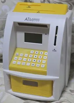 ATM型貯金箱 ATM MEMORY BANK（イエロー）