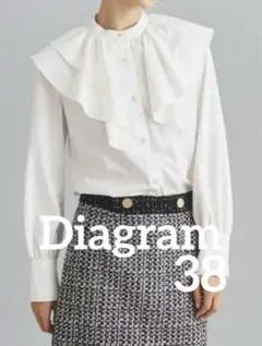 ❤️値下げしました。❤️未使用　　グレースコンチネンタル　ブラウス ハートオパールコンビシャツ / GRACE CONTINENTAL | GRACE CONTINENTAL