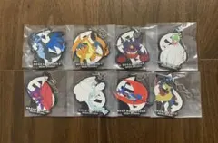 ポケモン　一番くじ　メガシンカ　I賞 ラバーチャーム　全8種　コンプリートセット
