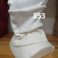 綿のネックウォーマー ホワイト