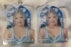 スターダム　トレーディングカードコレクションクリア　天咲光由2枚セット