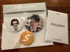 SnowMan 台北　ポップアップ 缶バッジ　トレカC 岩本