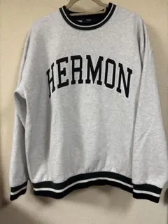 BEAMS NEAT HERMON 裏起毛トレーナー グレーのサムネイル