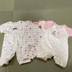 半袖カバーオール　ロンパース 女の子　50〜60センチ