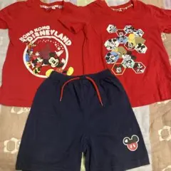 ⭐︎最終価格⭐︎ミッキーマウス　Tシャツ2枚とパンツ３点セット　120