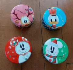 ディズニーリゾートクリスマス2007　クリスマス紅茶缶　４個セット