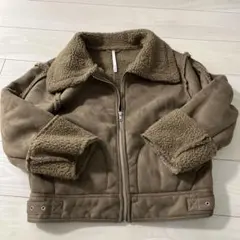 MURUA ムルーア BASIC ボア襟ムートンコート