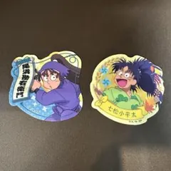 忍たま乱太郎　ステッカー付きビスケット 七松小平太 尾浜勘右衛門