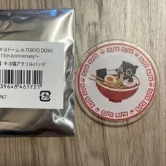 キヨ猫 アクリルバッジ 15周年記念　キヨくじ　G賞