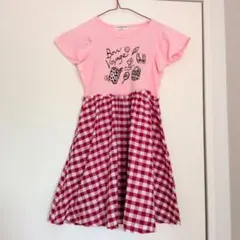 NAUGHTY COMPANY 半袖ワンピース 130cm