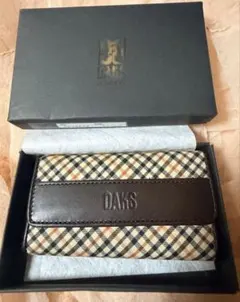 【新品未使用】DAKS 5連キーケース　ダックス　チェック柄のサムネイル
