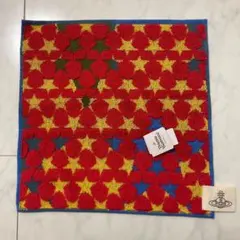 【新品未使用】Vivienne Westwood 星柄 タオルハンカチ