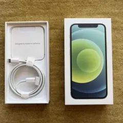 Apple iPhone 12 mini グリーン空箱+ USB-Cケーブル