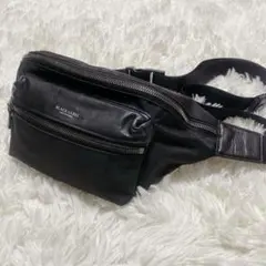 希少ブラックレーベルクレストブリッジ　ボディーバッグ　ショルダーバッグ　ブラック