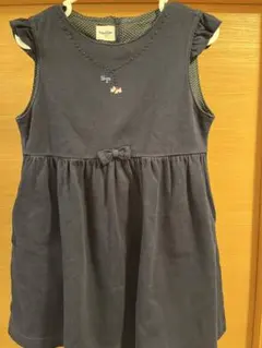 familiar 110 ノースリーブワンピース ブラック