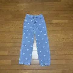 ハート柄デニムパンツのサムネイル